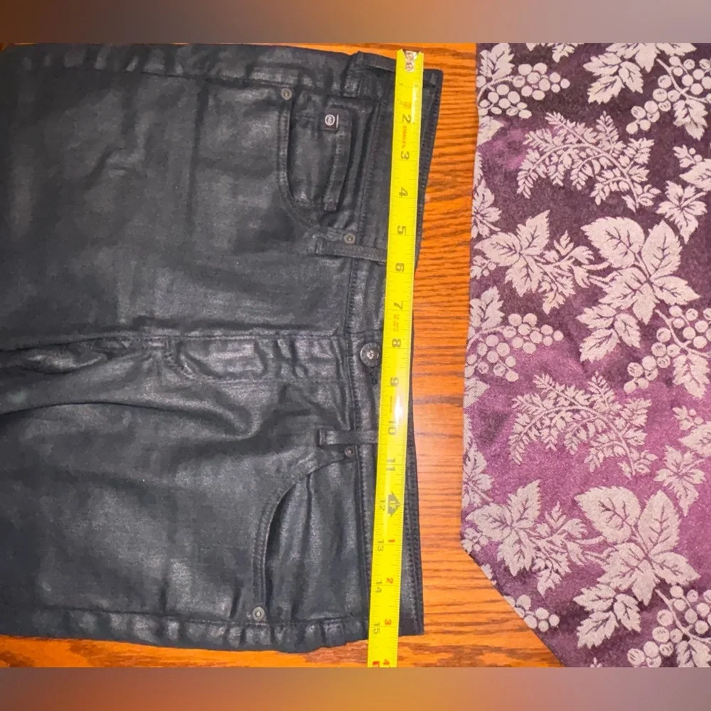 Adriano Goldsmied absolute leggings. Black coated skinny jeans. - Picture 7 of 10